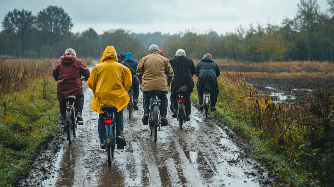 Kan een elektrische fiets tegen de regen?