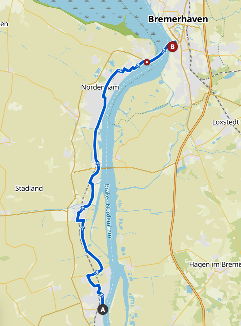 etappe 12 Weser Route