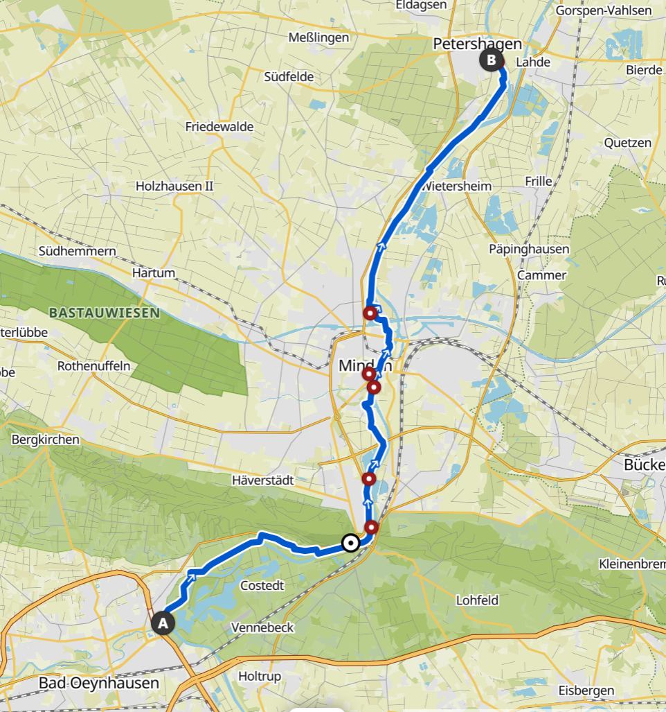 etappe 7 Weser Route