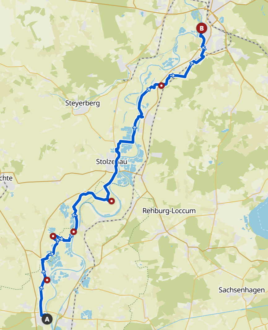 etappe 8 Weser Route