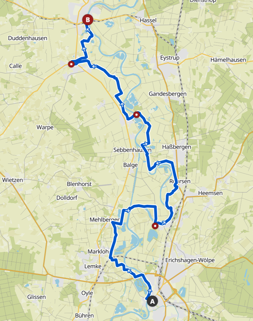 etappe 9 Weser Route